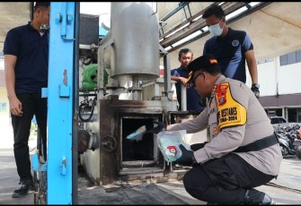 Pemusnahan Barang Bukti Sabu-sabu Dilakukan Kapolrestabes Medan