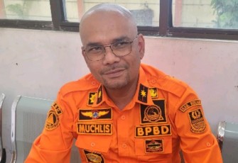 Kepala Pelaksana BPBD Kabupaten Bekasi Muchlis
