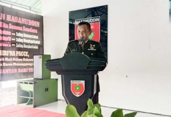 Dandim 1410/Bantaeng Letkol Inf Eka Agus Indarta