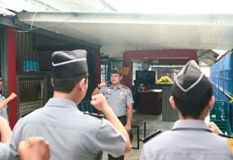 Agung Joni Karutan Pangkalan Brandan Sampaikan Pesan ke Jajaran.