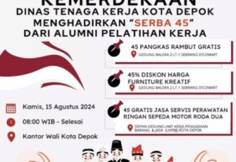 Gebyar Kemerdekaan Disnaker Kota Depok 