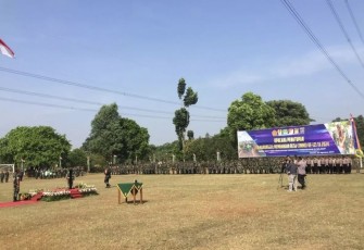 Penutupan TMMD ke 121 Kodim 0508/Depok di Bojong Sari, Kamis (22/8)