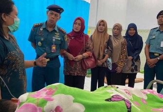 Danlanudal Sabang saat Laksanakan Kunjungan Sosial