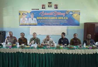 Bupati Asahan Bersilaturahmi Dengan Kepala UPTD SD Dan SMP Negeri Tinggi Raja Setia Janji Buntu Pane & BP Mandoge