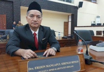Anggota Komisi 1 dari Fraksi PDI Perjuangan Erijon Mangapul Siringo-ringo