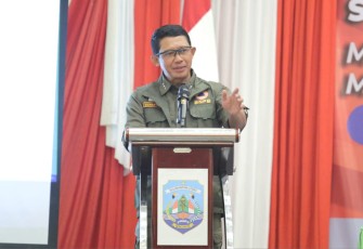 Kepala BNPB Letjen TNI Suharyanto di Kota Tarakan, Kalimantan Utara pada Rabu (7/2). 