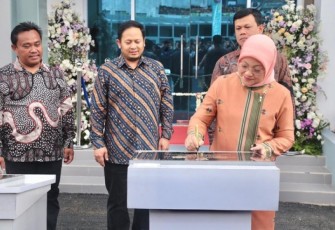 Menteri Ketenagakerjaan Republik Indonesia Ida Fauziyah melakukan kunjungan kerja ke Balai Besar Pelatihan Vokasi dan Produktivitas (BBPVP) di Kota Bandung