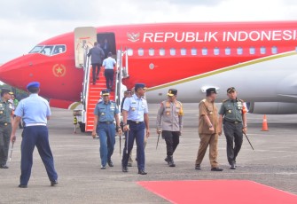 Pengantaran Presiden RI Selesai Kunker di Provinsi Sulsel 