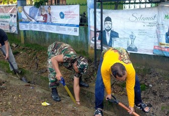 Karya Bakti Koramil Halong