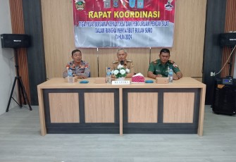 Danramil Gemarang Bersama Tiga Pilar Gelar Rakor