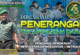 Kepala Penerangan Kodam (Kapendam) XVIII/Kasuari, Kolonel Inf Syawaludin Abuhasan, S.Pd., menyampaikan apresiasi dan ucapan terima kasih kepada Insan Pers yang ada di wilayah Papua Barat dan Papua Barat Daya atas kerja sama, kolaborasi dan sinergitas yang sudah terjalin selama ini