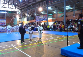 Pembukaan Open Tournament Karate Danlanal Cup Kabupaten Cilacap 2024 