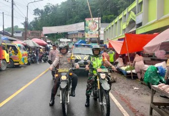 Kodim 0801/Pacitan dan Pihak Kepolisian saat Gelar Patroli Secara Menyeluruh