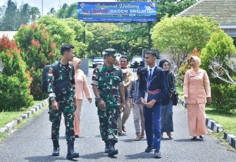Keberangkatan Casis SMA Pradita Dirgantara ini di fasilitasi Lanud RSA menggunakan pesawat TNI AU, dari Lanud RSA  Natuna, Provinsi Kepulauan Riau, Jumat(1/3/2024).