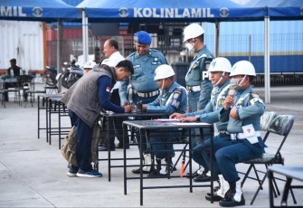 POM Kolinlamil saat Gelar Operasi Gabungan Simpatik