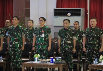 Danlanud Sultan Hasanuddin saat Hadiri Supervisi dan Bimtek P5AU di Koopsud II