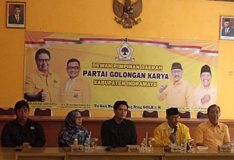 DPD NasDem Indramayu Silaturahmi ke Sekretariat DPD Golkar Indramayu
