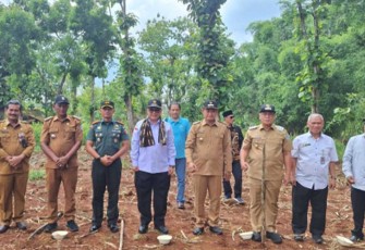 Wamentan Tanam Jagung di Lamongan