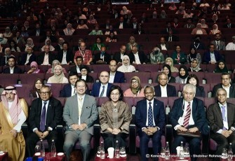 Menkeu Sri Mulyani dalam forum GFIEF di Kuala Lumpur, Malaysia 