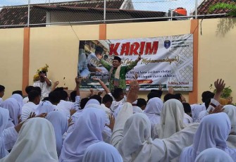 Karim (Kajian Remaja Islam Muhammadiyah) dalam rangka peringatan Isra Miraj Nabi Muhammad SAW diikuti 369 siswa kelas 7, 8, dan 9, Senin (5/2/2024).