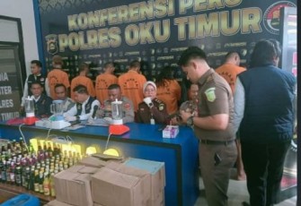Press release Polres Oku Timur