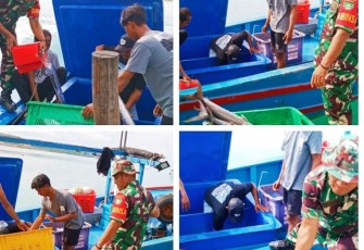 Babinsa Koramil 07 Kampung Hilir Tambelan Ingatkan Nelayan Utamakan Keselamatan Melaut Selama Musim Angin Utara 