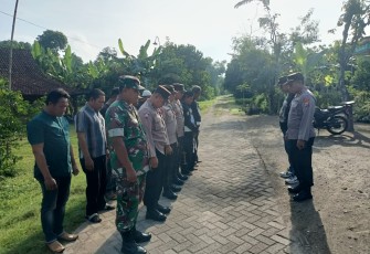 Babinsa Pangkur Bersama Bhabinkamtibmas Lakukan Pengamanan Kenaikan Tingkat PSHT 