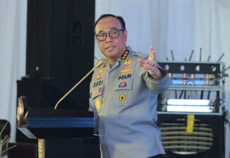 Irwasum Polri Komjen Pol Dedi Prasetyo yang juga ketua pelaksana Gugus Tugas Polri mendukung ketahanan pangan. 