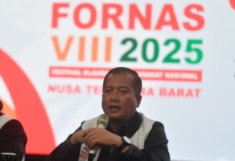Gubernur NTB, Lalu Muhammad Iqbal di Mataram
