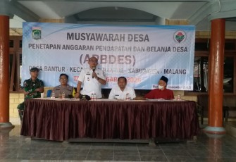 Pemdes Bantur Tetapkan APBDes 2026