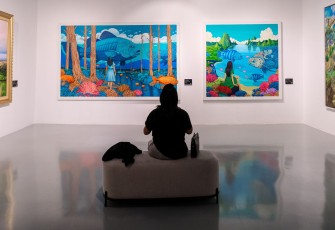 Memperingati 80 Tahun Kemerdekaan Republik Indonesia, SBY Art Community menghadirkan pameran seni lukis monumental bertajuk “Art for Peace and a Better Future”