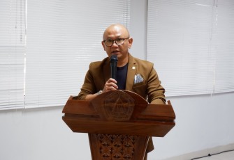 Rektor Universitas Moestopo, Dr. H. Muhamad Saifulloh, M.Si