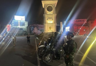 Patroli Malam Tim Anti Begal Denpom I/5 Medan