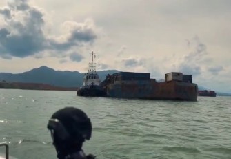 TNI AL Amankan Dua Kapal Pengangkut Nikel