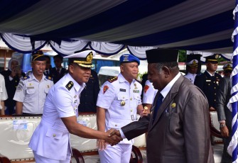 Koarmada III Hadiri Upacara Hari Perhubungan Nasional ke-54 di Papua Barat Daya