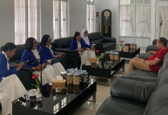 Audiensi pengurus IWAPI Karanganyar dengan Bupati Rober Christanto, di Rumah Dinas Bupati Karanganyar, Jumat (26/9/2025)