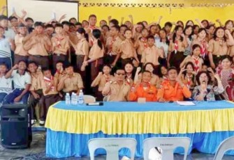 BPBD Tanjungpinang Sosialisasikan Mitigasi Bencana di 8 SMP