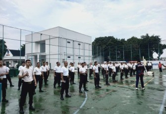 BRI Otista Region 6/Jakarta 1 dan PKSS Adakan Pembinaan Fisik Petugas Keamanan & Pengemudi