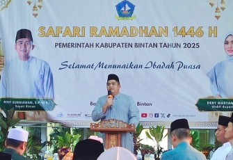 Bupati Bintan Roby Kurniawan SPWK saat Safari Ramdhan