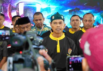 Ir Divif 2 Kostrad Brigjen TNI Indra Heri saat memberikan keterangan pers, Sabtu (20/9)