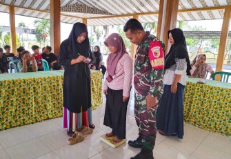 Posyandu remaja di wilayah desa binaan 