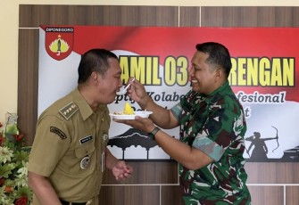 Danramil 03/Serengan Kapten Inf Tri Rusman Prasetyo 