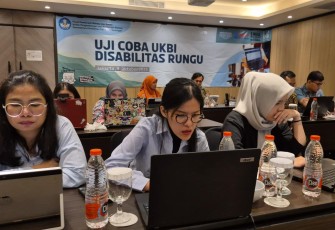 Uji coba UKBI disabilitas rungu di Jakarta 