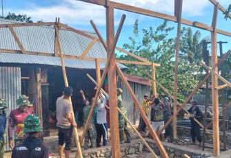 Rehab RTLH TMMD ke 126 Kodim Takalar 