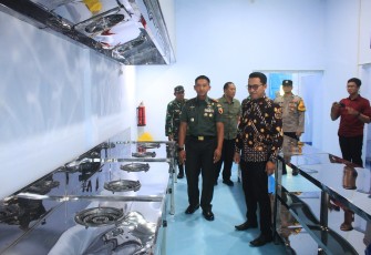 Dandim 0806/Trenggalek saat Turun tangan Kawal Dapur Gizi Mandiri