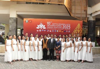 Female Voice of Satya Wacana Christian University (Voice of SWCU) meraih prestasi pada 10th Satya Dharma Gita International Choir Festival (SDGICF)