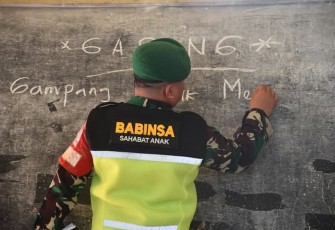 Babinsa Sahabat Anak Kodim 0213/Nias
