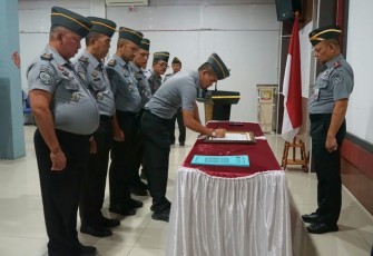 Lapas Kelas I Medan Tandatangan Perjanjian Kinerja Tahun 2025 dan Komitmen Bersama