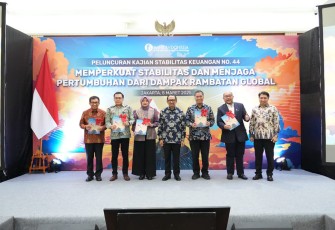 Launching Buku Kajian Stabilitas Keuangan 44 di Jakarta, Rabu (5/3)