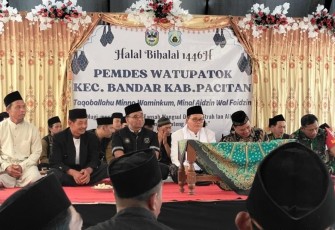 Halalbihalal bersama warga desa binaan 